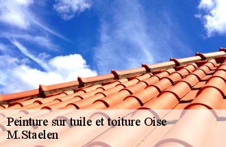 Peinture sur tuile et toiture 60 Oise IF rénovation couverture