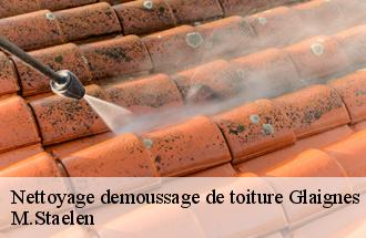 Nettoyage demoussage de toiture  glaignes-60129 M.Staelen