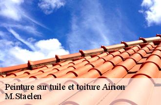 Peinture sur tuile et toiture  airion-60600 M.Staelen