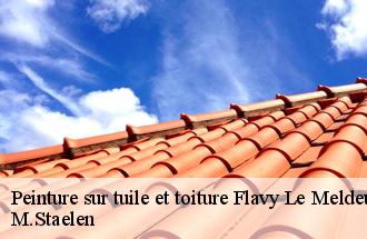 Peinture sur tuile et toiture  flavy-le-meldeux-60640 M.Staelen