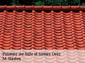Peinture sur tuile