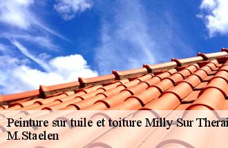 Peinture sur tuile et toiture  milly-sur-therain-60112 M.Staelen