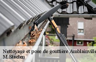 Nettoyage et pose de gouttière  amblainville-60110 M.Staelen