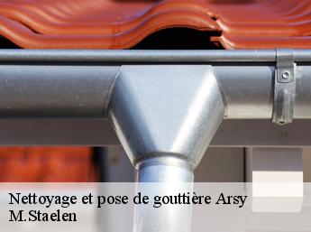 Nettoyage et pose de gouttière  60190