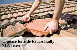 Urgence fuite de toiture  bailly-60170 M.Staelen