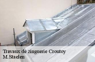 Travaux de zinguerie croutoy-60350 IF rénovation couverture
